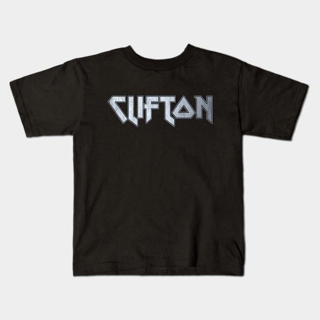 Heavy metal Clifton Kids T-Shirt by KubikoBakhar